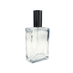 Butelka szklana perfumeryjna DINGO 100 ml z atomizerem i nasadką S049-100ml, butelki zakręcane